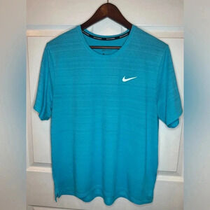 Nike DRI-FIT Running Short Sleeve Shirt Men's Size Large